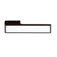 Tupai Rapido VersaLine Tobar Lever on Long Rose - White Decorative Plate - Pearl Black