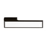 Tupai Rapido VersaLine Tobar Lever on Long Rose - White Decorative Plate - Pearl Black