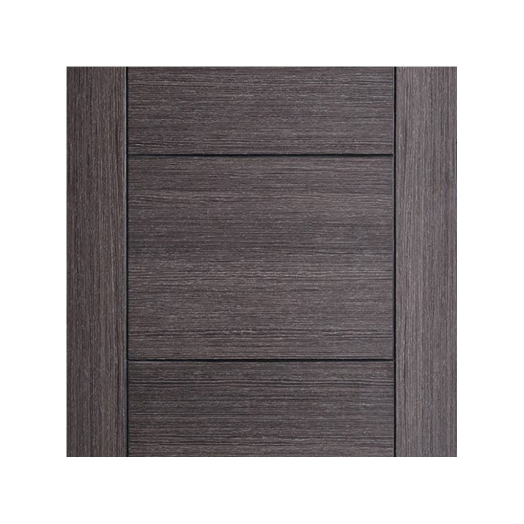 Vancouver Ash Grey Fire Door - 1/2 Hour Fire Rated - Prefinished