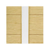 Bespoke Lille 1L Oak Flush Door - Clear Glass - Prefinished