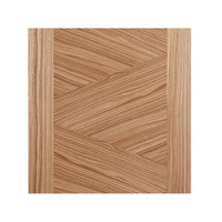 Contemporary walnut veneer interior door