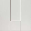 Single Sliding Door & Wall Track - Axis White Primed Door