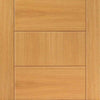 Three Sliding Doors and Frame Kit - Sirocco Flush Oak Door - Prefinished
