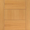 Two Sliding Wardrobe Doors & Frame Kit - Sirocco Flush Oak Door - Prefinished