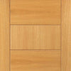 Four Sliding Doors and Frame Kit - Sirocco Flush Oak Door - Prefinished