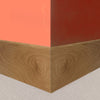 120x18mm: Modern Profile Veneer Skirting on Timber Core