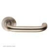 Steelworx SWL1190 Nera Lever Latch Handles on Round Rose