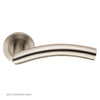 Steelworx SWL1196 Dresda Lever Latch Handles on Round Rose