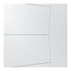 J B Kind White Contemporary Elektra Primed Flush Fire Door - 30 Minute Fire Rated