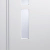 Sierra Blanco Door - Frosted Glass - White Painted