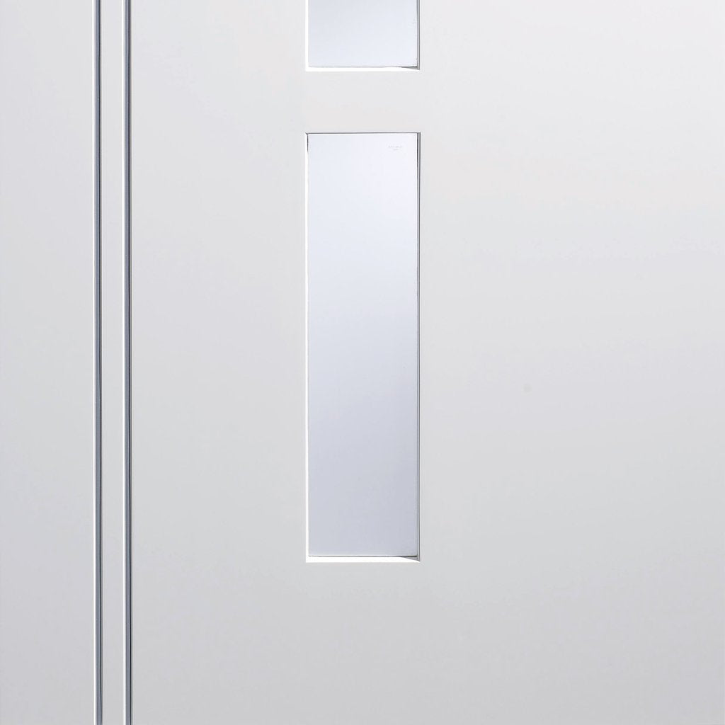 Sierra Blanco Door - Frosted Glass - White Painted