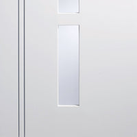 Sierra Blanco Door - Frosted Glass - White Painted