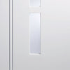 Sierra Blanco Door - Frosted Glass - White Painted