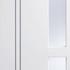 Sierra Blanco Door - Frosted Glass - White Painted