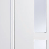 Sierra Blanco Door - Frosted Glass - White Painted