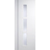 Sierra Blanco Door - Frosted Glass - White Painted