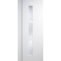 Sierra Blanco Door - Frosted Glass - White Painted