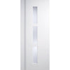 Sierra Blanco Door - Frosted Glass - White Painted