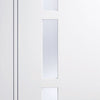 Sierra Blanco Door - Frosted Glass - White Painted