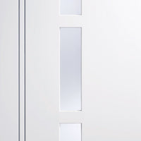 Sierra Blanco Door - Frosted Glass - White Painted