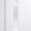 Sierra Blanco Door - Frosted Glass - White Painted