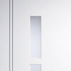 Sierra Blanco Door - Frosted Glass - White Painted