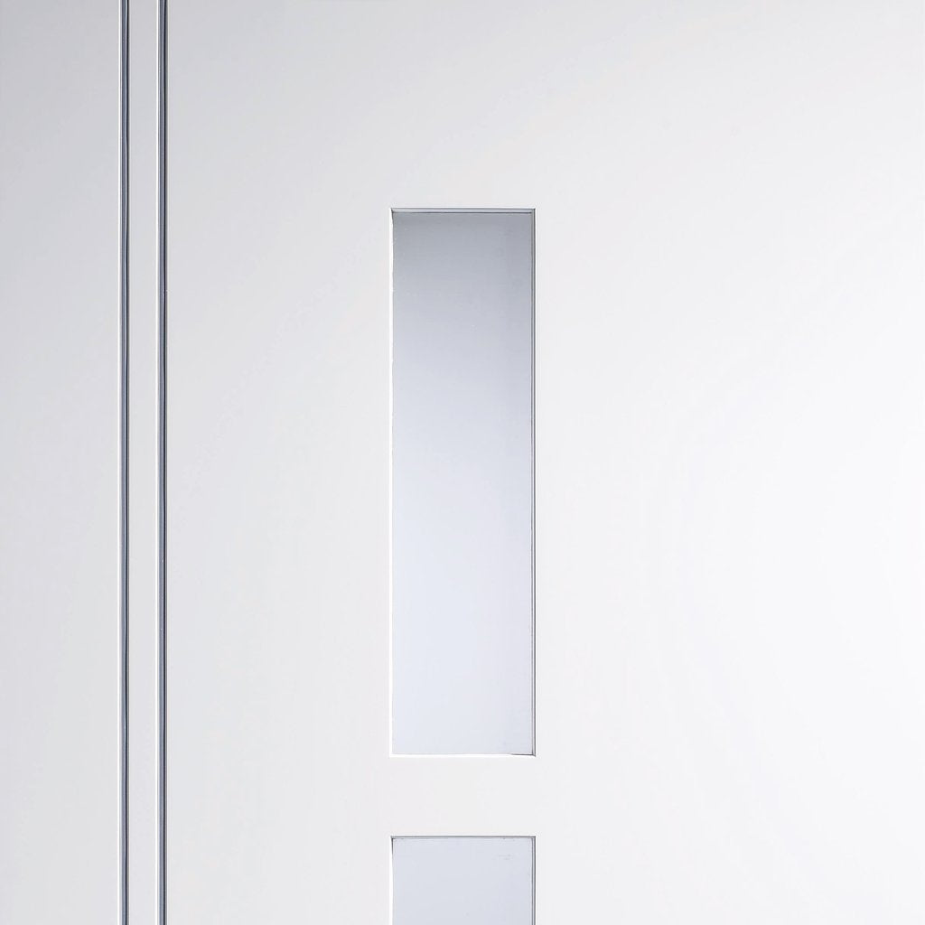 Sierra Blanco Door - Frosted Glass - White Painted