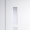 Sierra Blanco Door - Frosted Glass - White Painted