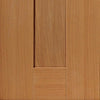 Single Sliding Door & Track - Axis Shaker Oak Panelled Door - Prefinished