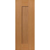 Single Sliding Door & Track - Axis Shaker Oak Panelled Door - Prefinished