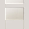 Five Folding Doors & Frame Kit - Shaker 4 Panel 3+2 - White Primed