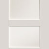 Single Sliding Door & Track - Shaker 4 Panel Door - White Primed