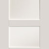 Bespoke Thrufold Shaker 4P White Primed Folding 2+0 Door