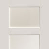 Shaker 4 Pane White Primed Door Pair