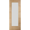 Bespoke Ravenna Oak Glazed Single Pocket Door Detail