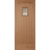 Cottage External Mahogany Door - Bevelled Tri Glazed, From LPD Joinery