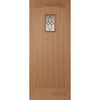 Cottage External Mahogany Door - Bevelled Tri Glazed, From LPD Joinery