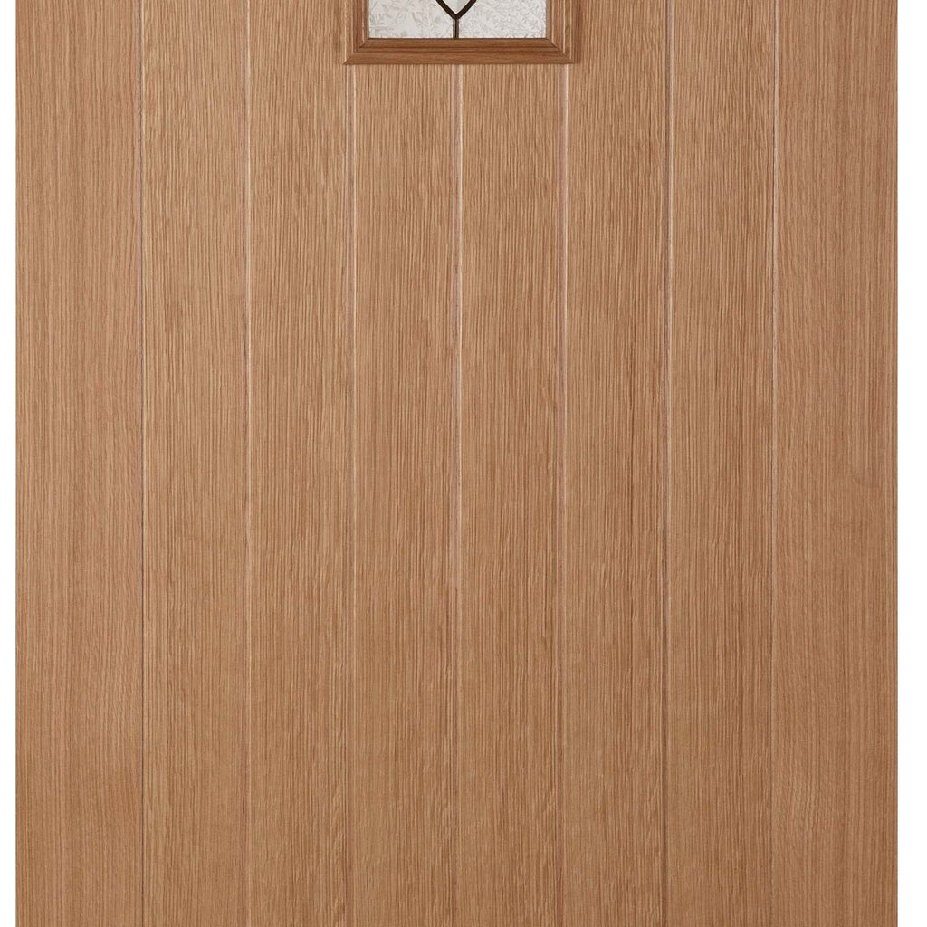 Stable 6L Oak Door - Clear Double Glazing, From LPD Joinery