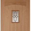Cottage External Mahogany Door - Bevelled Tri Glazed, From LPD Joinery