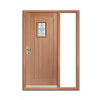 Cottage External Hardwood Door and Frame Set - Bevelled Tri Glazed - One Unglazed Side Screen, From LPD Joinery