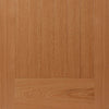 Copenhagen Exterior Oak Door and Frame Set - Frosted Double Glazing - One Side Screen, From LPD Joinery