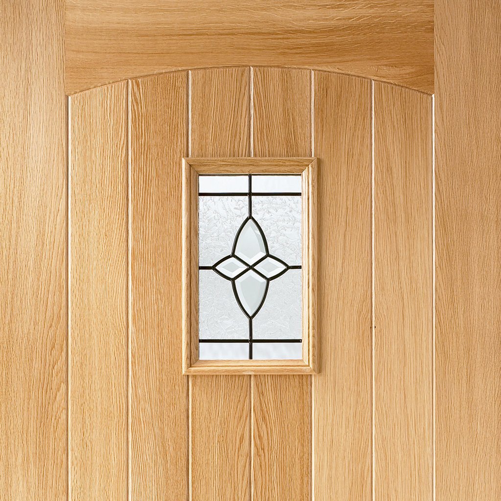 Classic Mahogany Estate Crown Door - Tri Glazing, From LPD Joinery