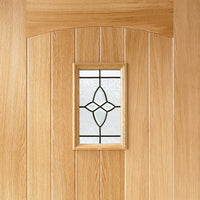 Classic Mahogany Estate Crown Door - Tri Glazing, From LPD Joinery