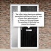 Cottage Style Solid Composite Front Door Set with Single Side Screen - Shown in Black