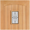 Cottage External Mahogany Door - Bevelled Tri Glazed, From LPD Joinery