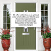 Country Style Tortola 1 Composite Front Door Set with Jet Glass - Shown in Reed Green