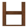 Coventry Walnut Prefinished Shaker Style Door Pair - Clear Glass