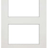 Three Folding Doors & Frame Kit - Coventry Shaker 2+1 - Clear Glass - White Primed