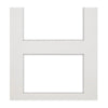 Coventry White Primed Shaker Door Pair - Clear Glass