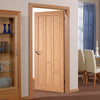 Fire Door, Coventry Contemporary Oak Panel - 30 Minute Fire Rated